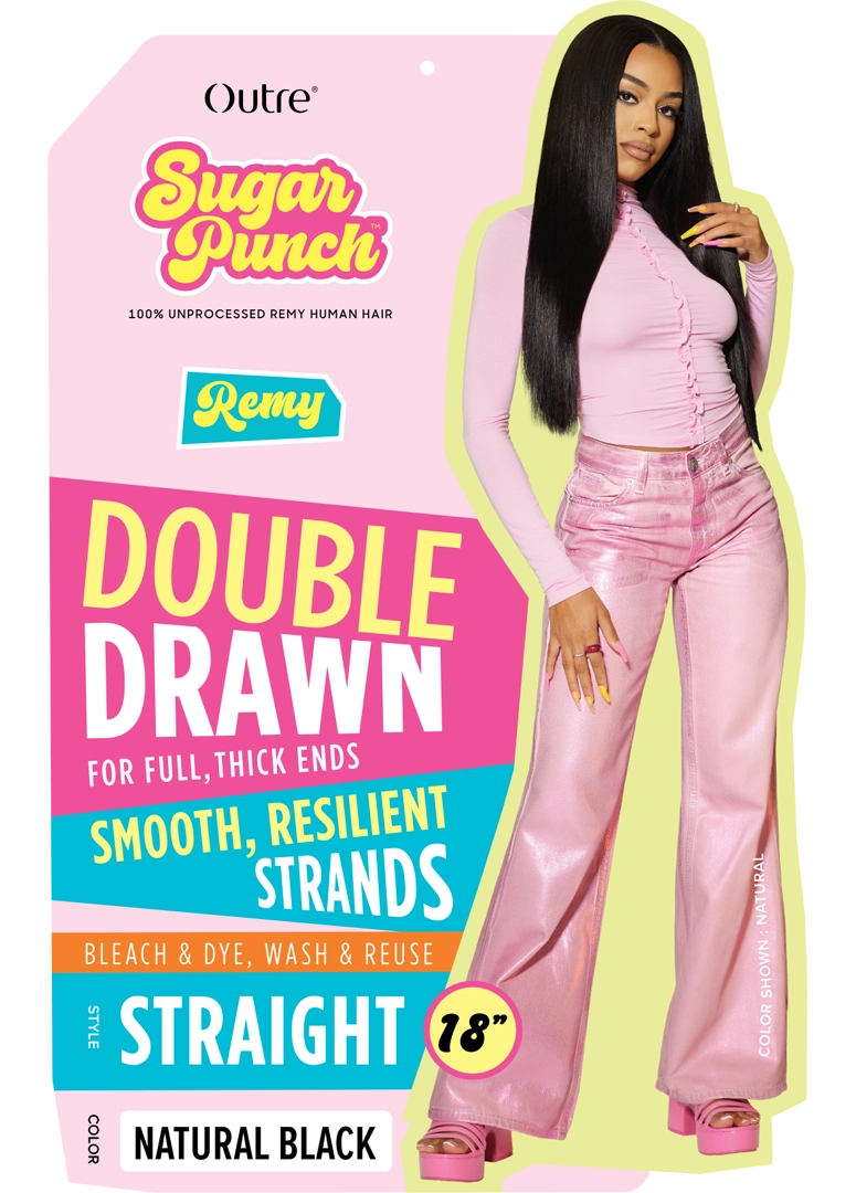 Outre Sugar Punch Single 100% Unprocessed Remy Human Hair - Straight