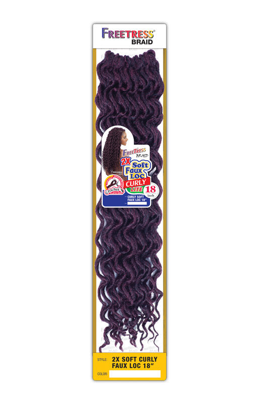 Freetress Pre-Looped Braids - 2X SOFT CURLY FAUX LOC