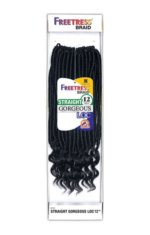 Freetress Synthetic Pre-Looped Braid - STRAIGHT GORGEOUS LOC 12"