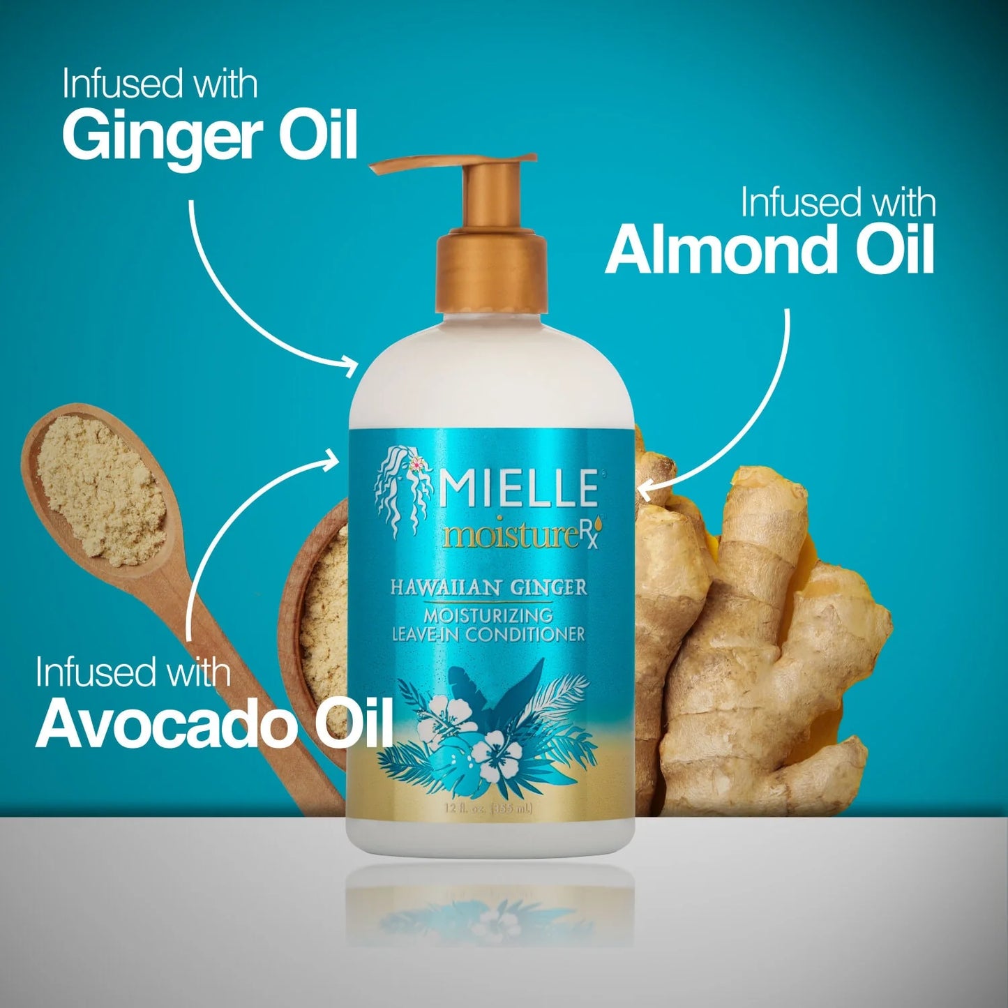 MIELLE ORGANICS Moisture RX Hawaiian Ginger Leave-In Conditioner