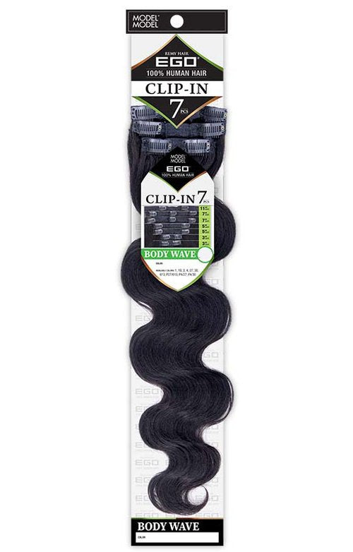 Model Model Ego 100% Human Hair Clip-In 7pcs - Body Wave