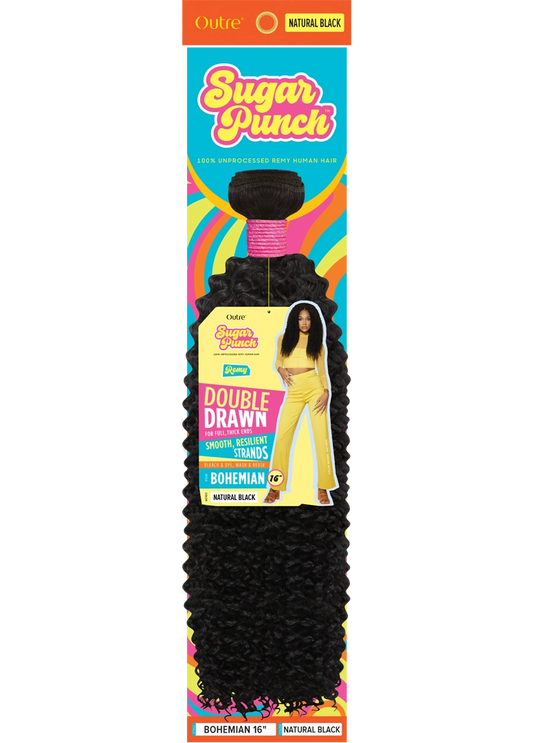 Outre Sugar Punch Single 100% Unprocessed Remy Human Hair - Bohemian