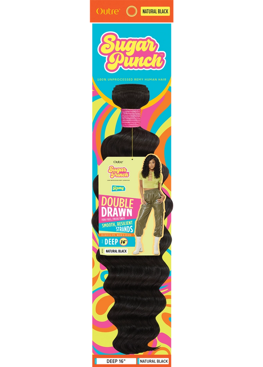 Outre Sugar Punch Single 100% Unprocessed Remy Human Hair - Deep