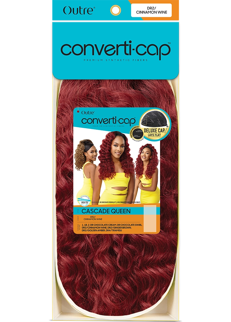 Outre Convert-Cap Premium Synthetic Wig - CASCADE QUEEN