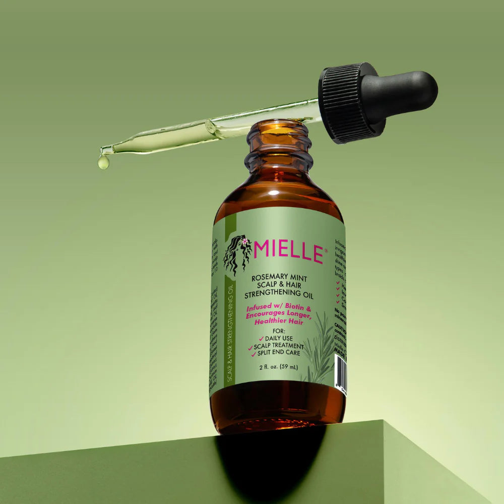 MIELLE ORGANICS Rosemary Mint Scalp & Hair Strengthening Oil