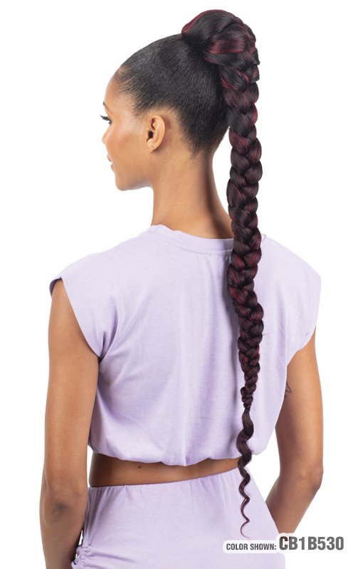 SHAKE-N-GO Freetress Equal - Jumbo Braid Goddess Ponytail 30"