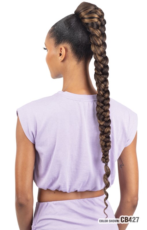 SHAKE-N-GO Freetress Equal - Jumbo Braid Goddess Ponytail 30"