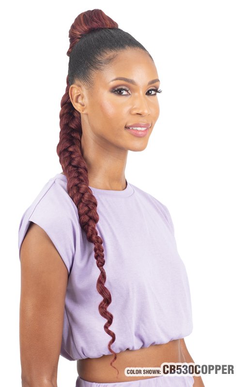 SHAKE-N-GO Freetress Equal - Jumbo Braid Goddess Ponytail 30"