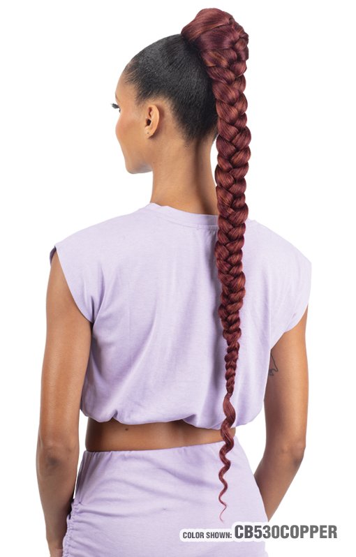 SHAKE-N-GO Freetress Equal - Jumbo Braid Goddess Ponytail 30"