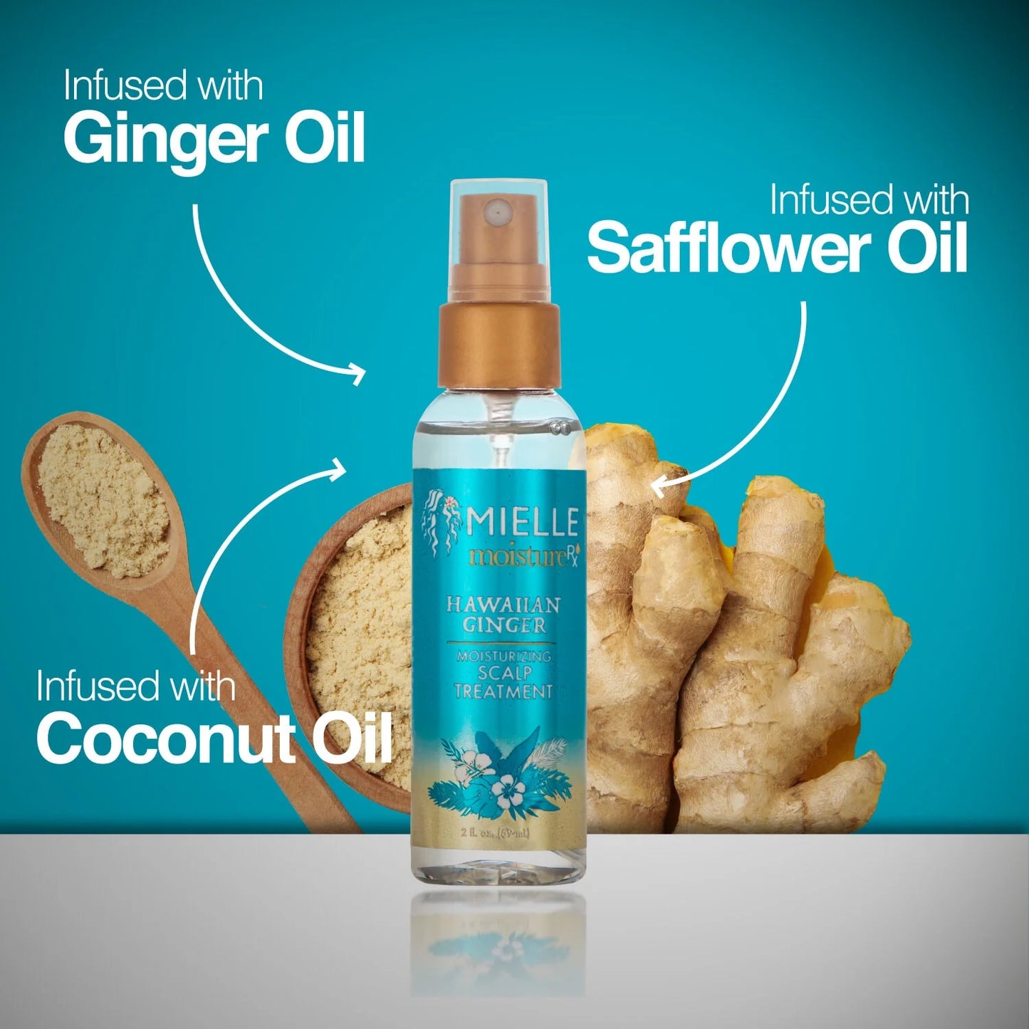 MIELLE ORGANICS Moisture RX Hawaiian Ginger Scalp Treatment