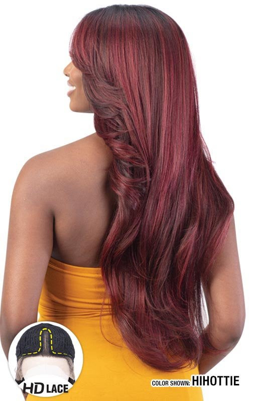 SHAKE-N-GO Freetress Equal Curtain Bang HD Lace Wig - Bombshell