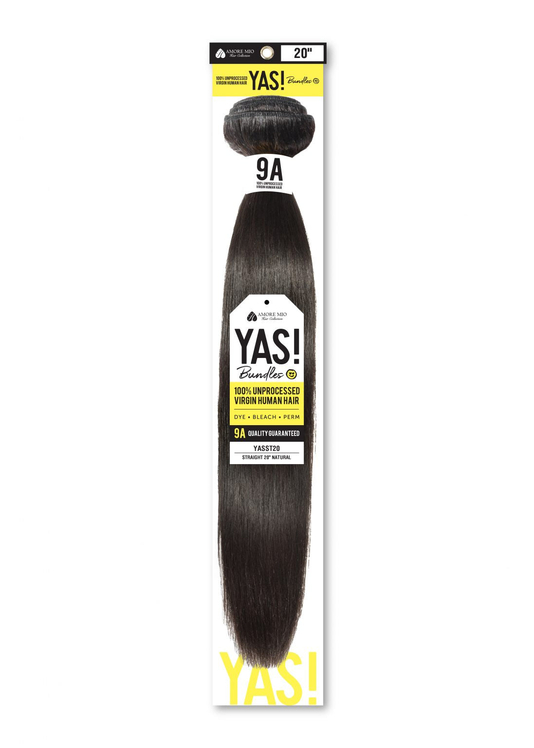 Amore Mio YAS! Bundles 9A 100% Unprocessed Virgin Human Hair - STRAIGHT