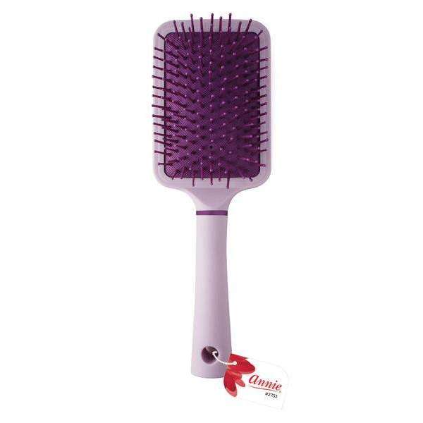 Annie Cushion Paddle Nylon Bristle Brush