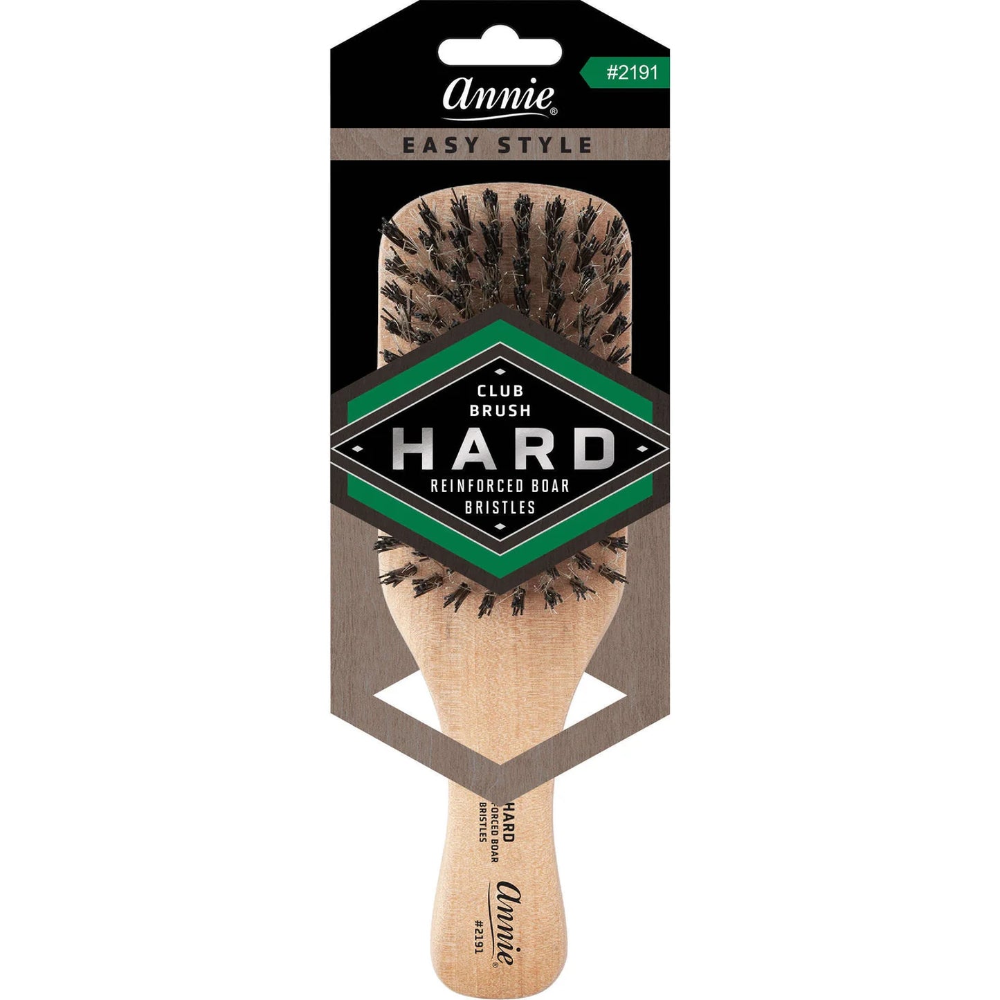 Annie Easy Style Hard Reinforced Boar Bristle Club Brush