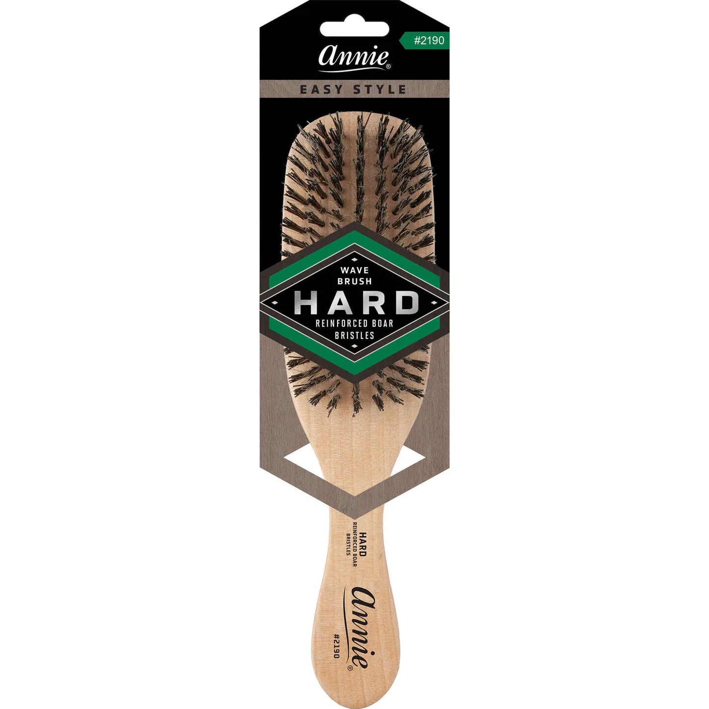 Annie Easy Style Hard Reinforced Boar Bristle Wave Brush