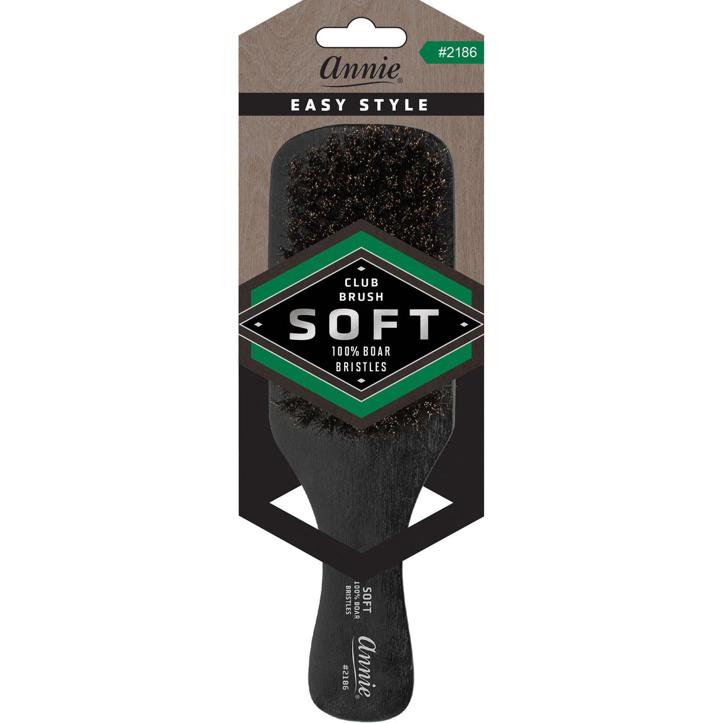 Annie Easy Style Soft Boar Bristle Club Brush