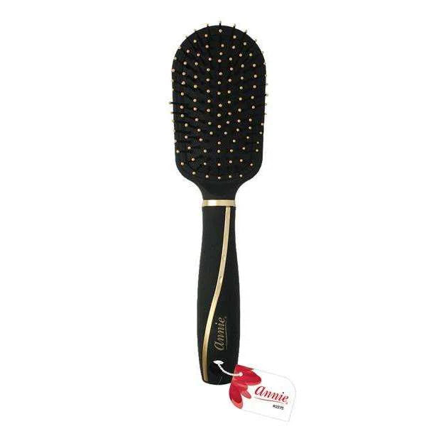 Annie Round Top Paddle Cushion Brush Black