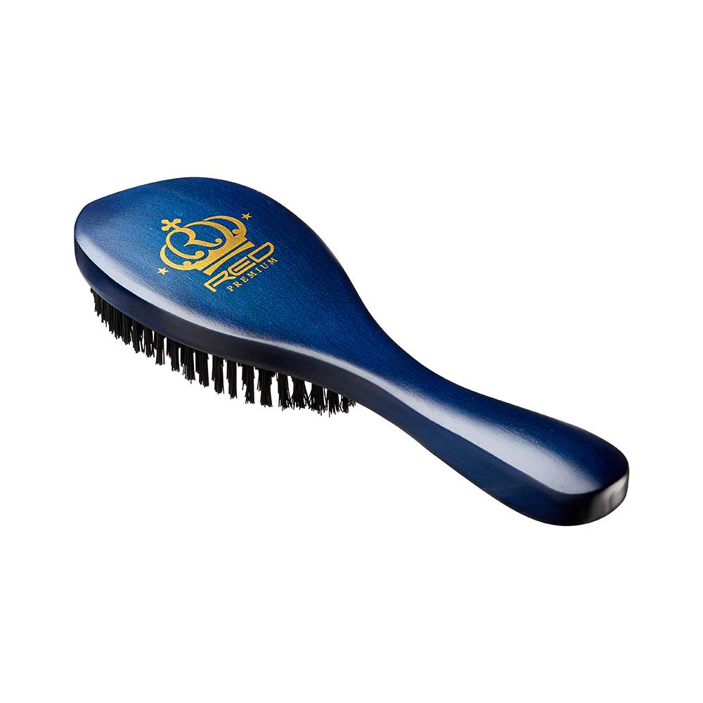 RED BY KISS BOW WOW X 360 Power Wave Medium Hard Boar Brush