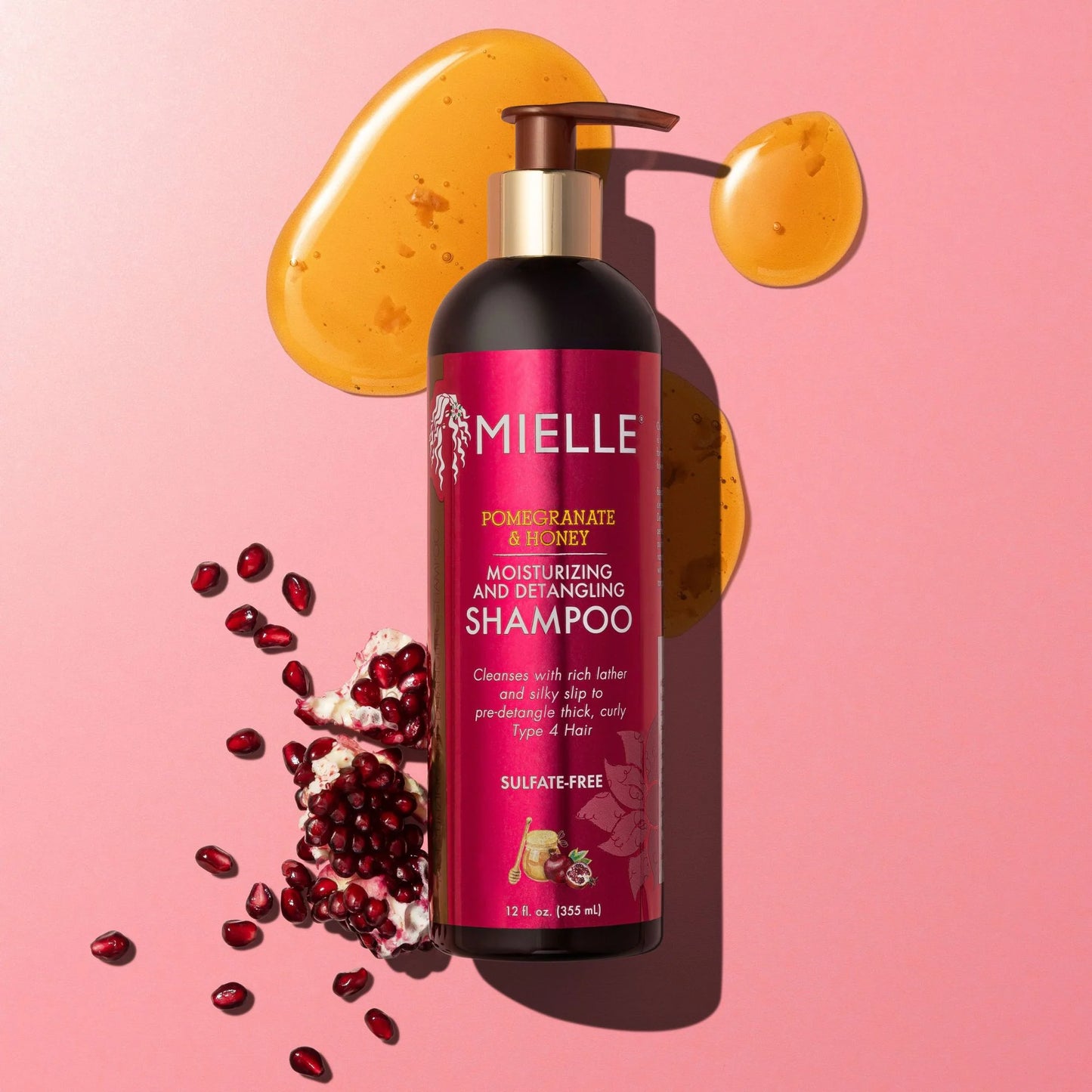 MIELLE ORGANICS Pomegranate & Honey Detangling Shampoo
