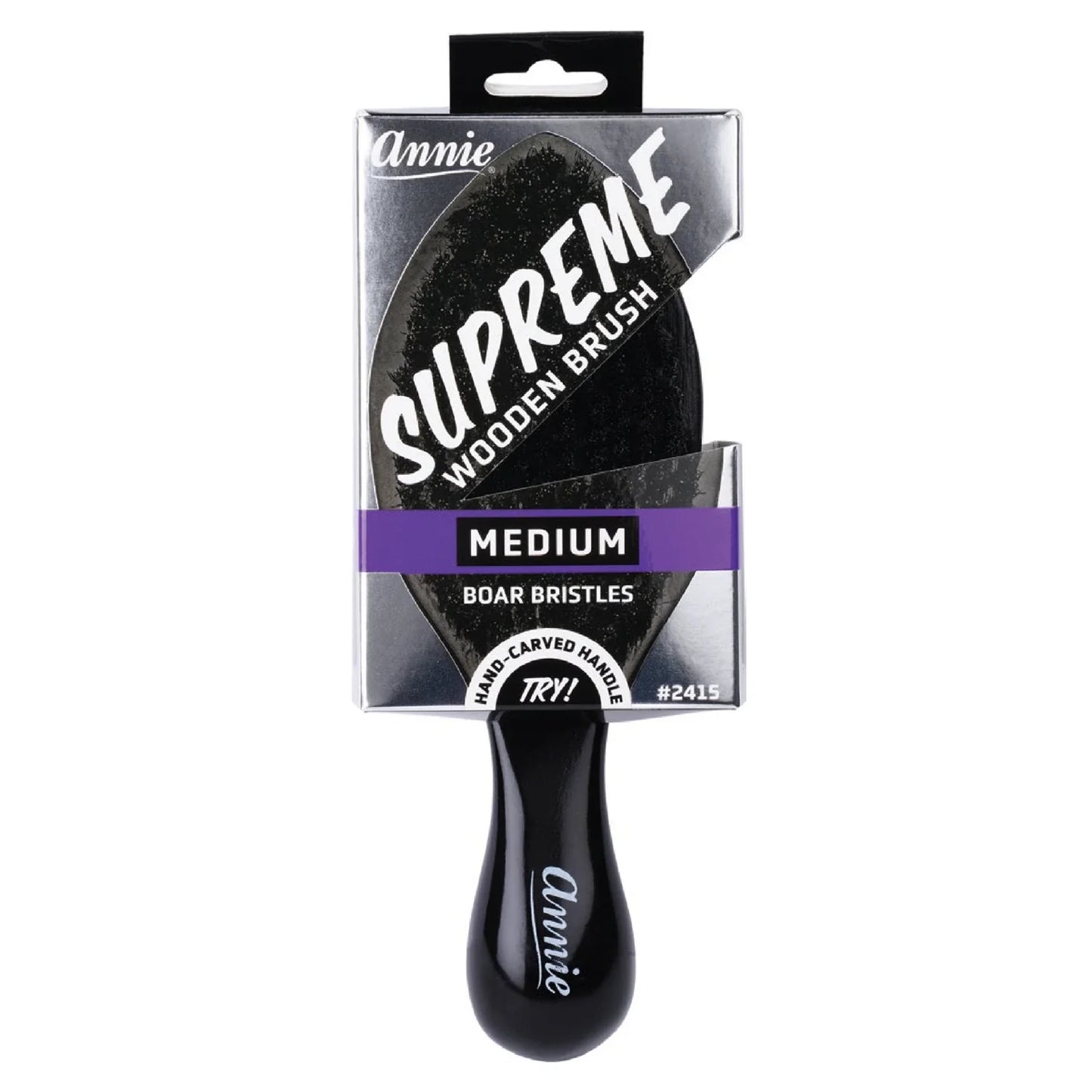 Annie Supreme Club Brush Medium Boar Bristles