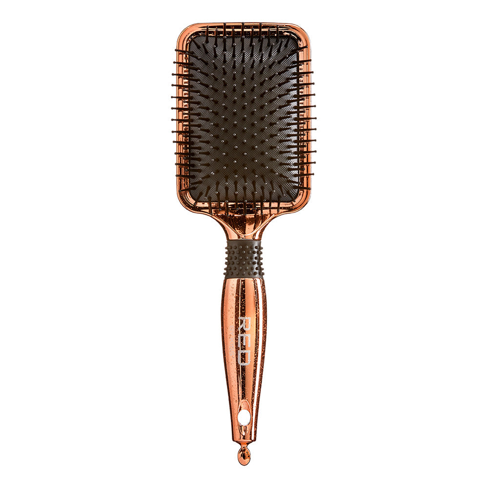 RED BY KISS Rose Gold Chrome Paddle Brush