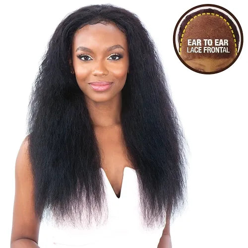 SHAKE-N-GO Naked Nature Brazilian Human Hair Lace Frontal Wig - BOHEMIAN CURL