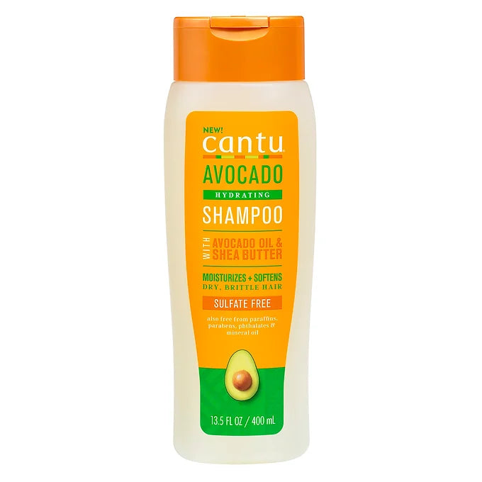 Cantu Avocado Hydrating Shampoo, Sulfate-Free, 13.5oz