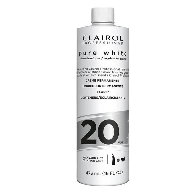 Clairol Professional Pure White Hair Developers for Lightening & Gray Coverage