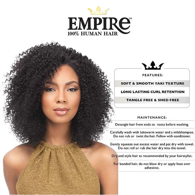 SENSATIONNEL Empire 100% Human Hair Weave - BOHEMIAN