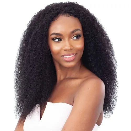 SHAKE-N-GO Naked Nature Brazilian Human Hair Lace Frontal Wig - BOHEMIAN CURL