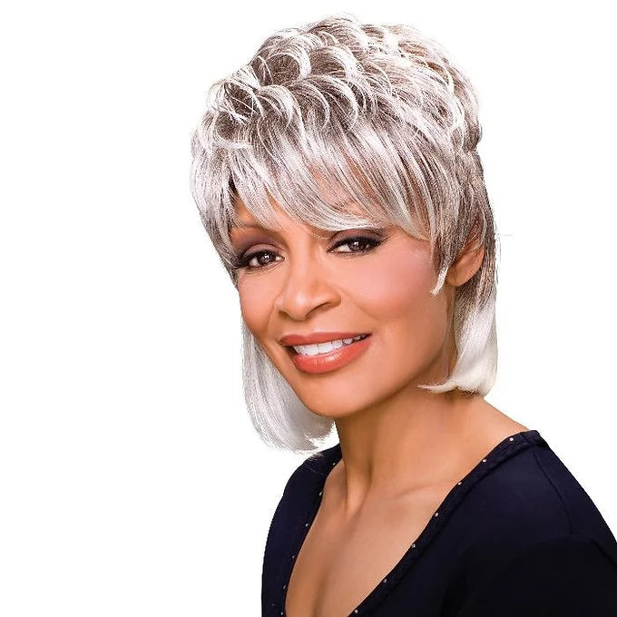 Foxy Silver Collection Synthetic Wig - PEGGY