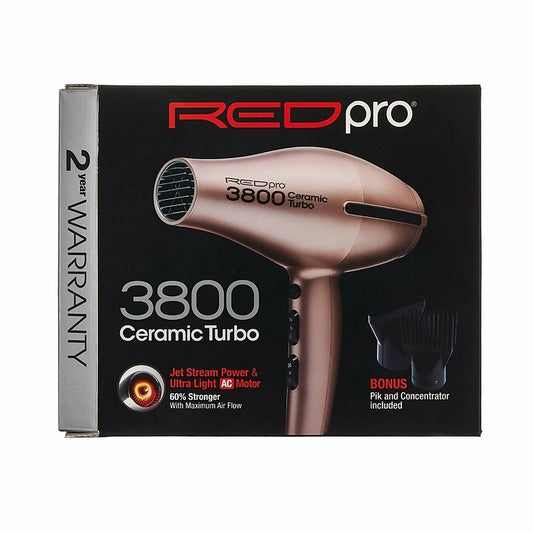 RED PRO 3800 Ceramic Turbo Dryer 2 Styling Attachments