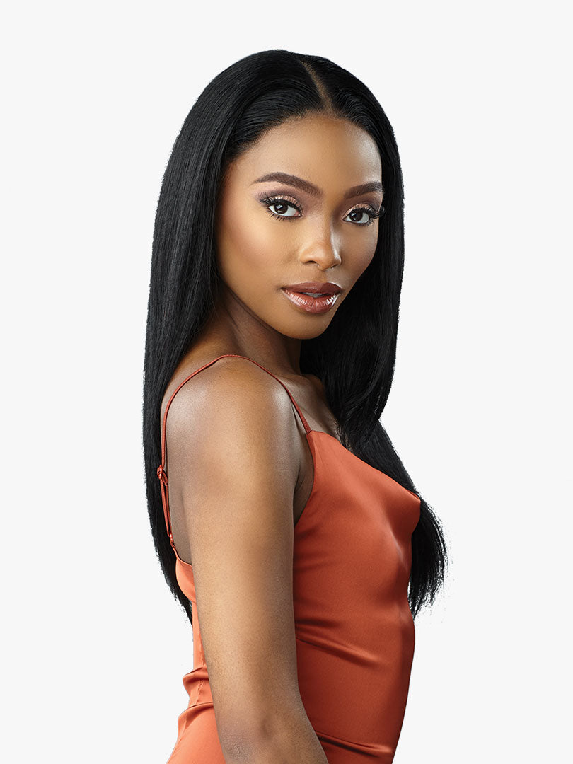Sensationnel 15A Unprocessed 100% Virgin Human Hair 13"x4" HD Lace Frontal Wig STRAIGHT 22"