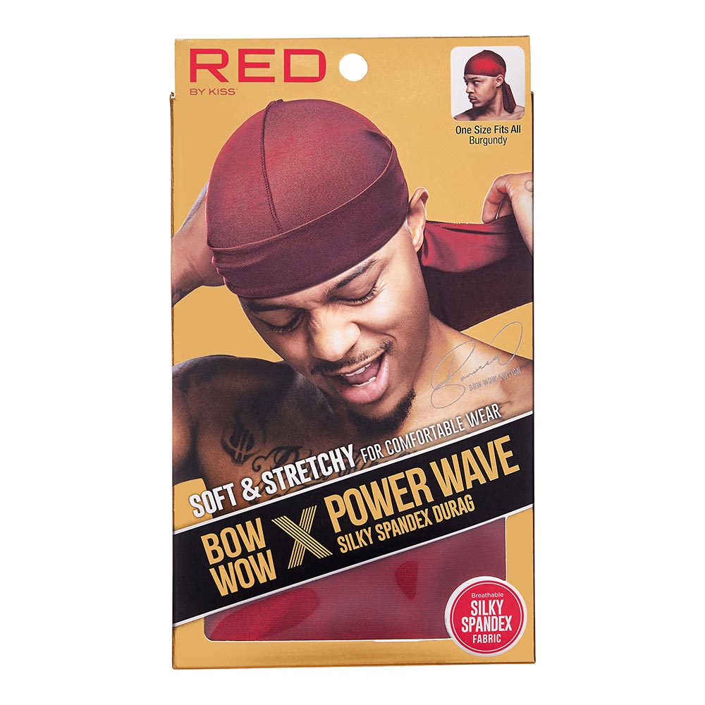 RED BY KISS Power Wave Silky Spandex Durag