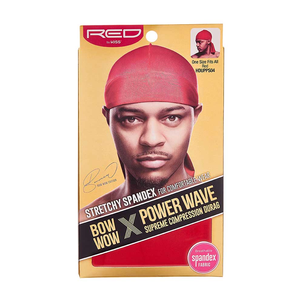 RED BY KISS Power Wave Silky Spandex Durag