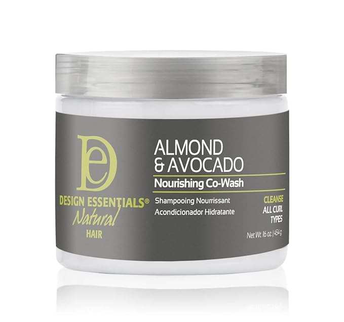 Design Essentials Natural Almond & Avocado Nourishing Co-wash, White, 16lb