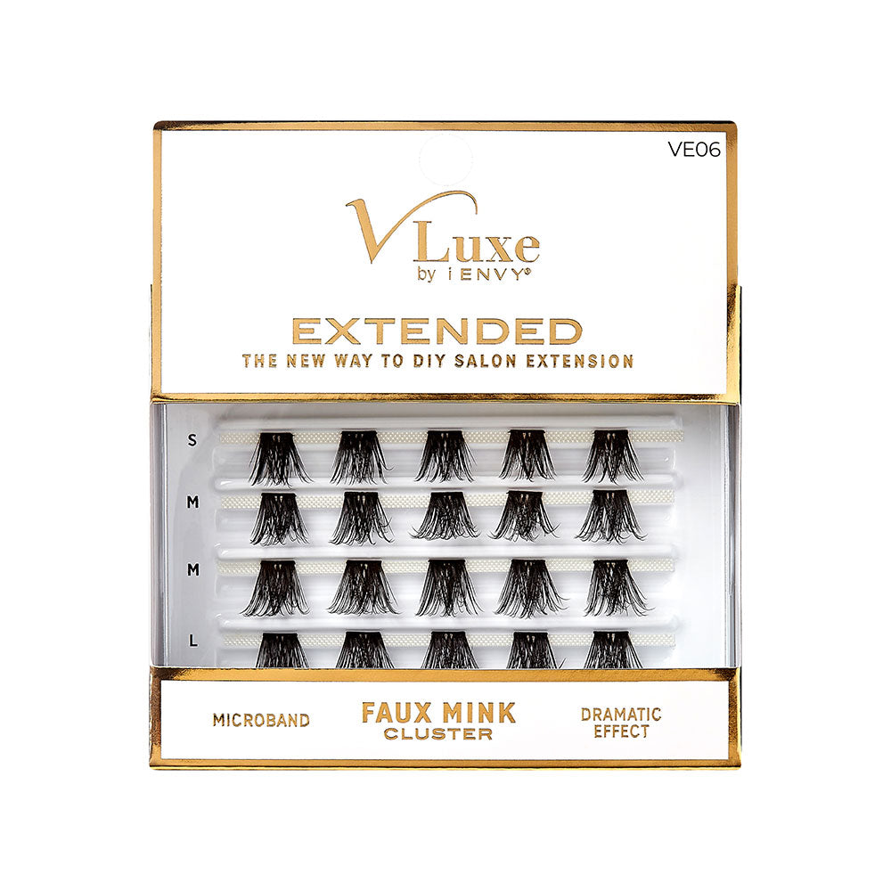 VLUXE BY IENVY Extended Faux Mink Cluster Lashes