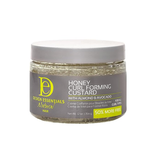 Design Essentials Natural Almond & Avocado Honey Curl Forming Custard, 12oz