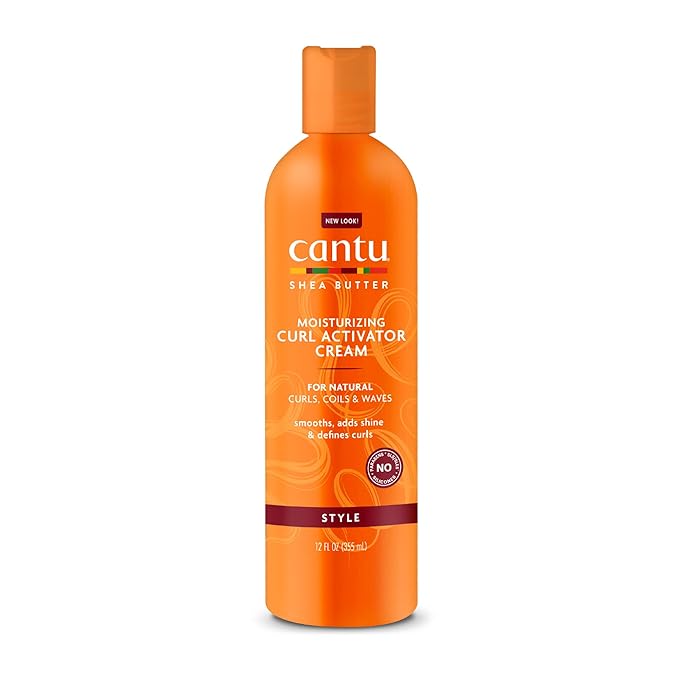 Cantu Moisturizing Curl Activator Cream with Shea Butter for Natural Hair, 12oz