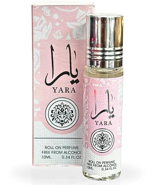 Lattafa Yara Roll-On Perfume Oil, 0.34 OZ (BUY ONE GET ONE 20% OFF)