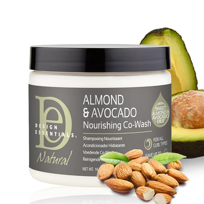 Design Essentials Natural Almond & Avocado Nourishing Co-wash, White, 16lb
