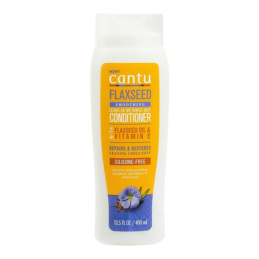 Cantu Flaxseed Conditioner Leave-In Or Rinse-Out 13.5oz