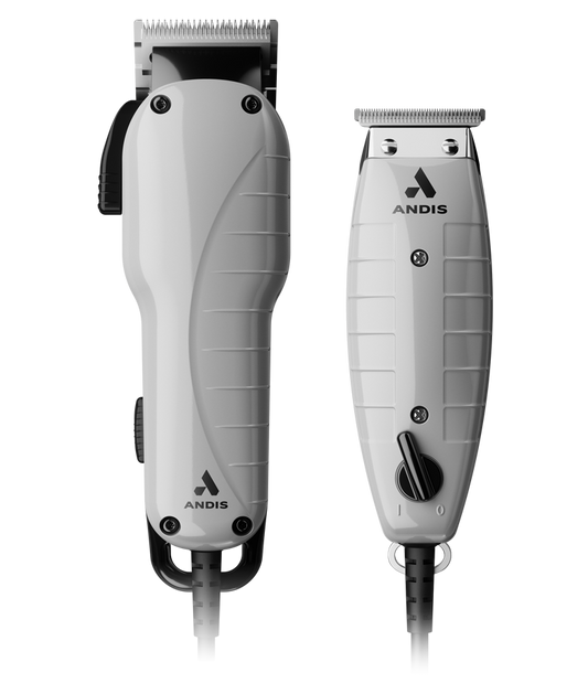 Andis Barber Combo (Adjustable Blade Clipper & Corded Trimmer)