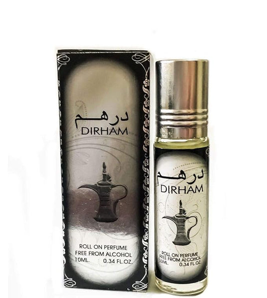 Dirham Roll-On Perfume Oil, 0.34 OZ (BUY ONE GET ONE 20% OFF)