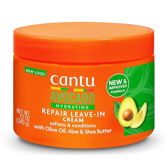 Cantu Avocado Hydrating Repair Leave-In Conditioning Cream, 12oz