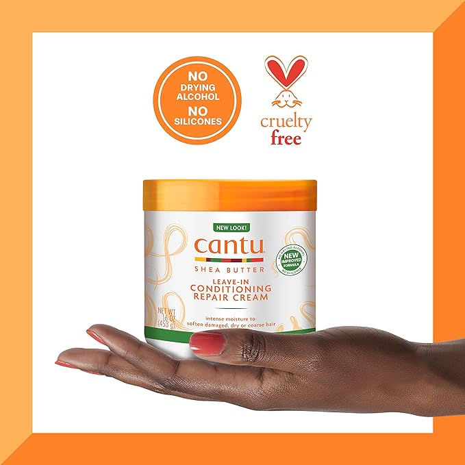 Cantu Leave-In Conditioning Repair Cream with Shea Butter, 16oz