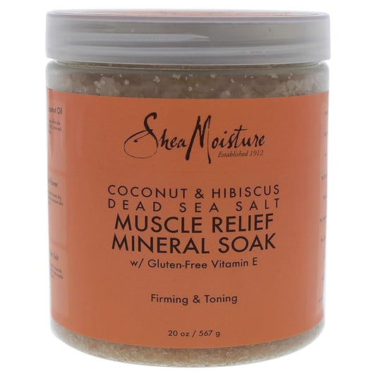 SheaMoisture Coconut & Hibiscus Dead Sea Salt Muscle Relief Mineral Soak