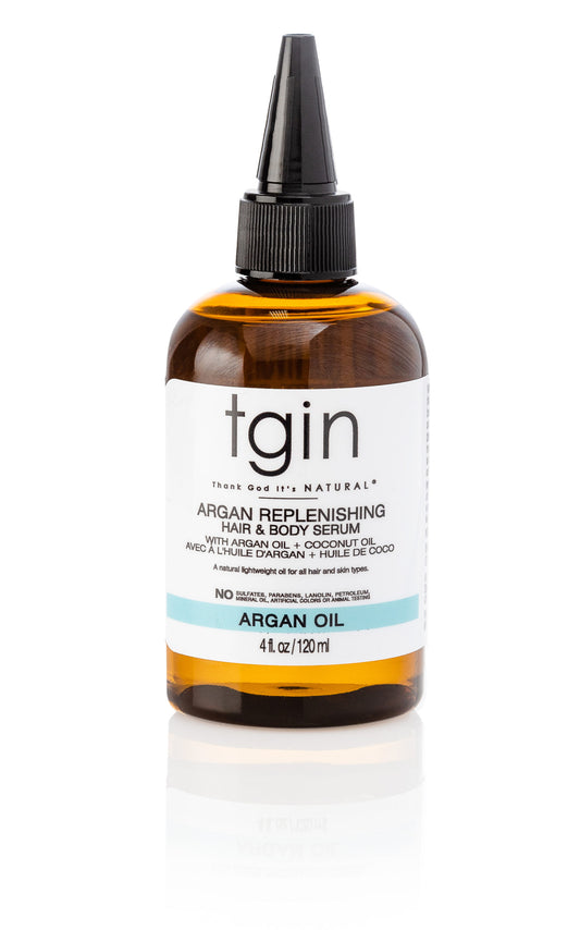 tgin Argan Replenishing Hair & Body Serum - 4oz