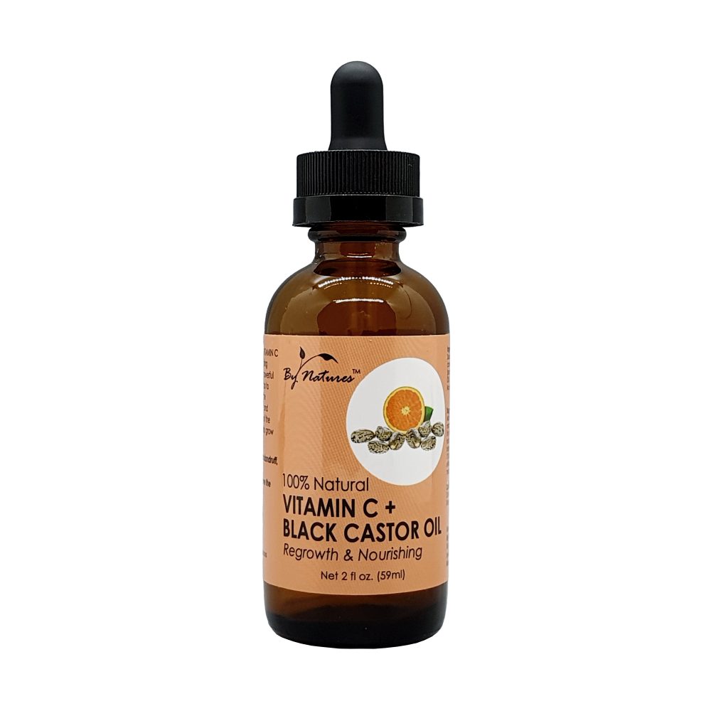 By Natures 100% Vitamin C Black Castor Oil 2oz