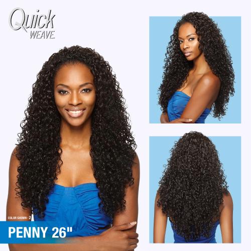 OUTRE Synthetic Hair Half Wig Quick Weave Penny 26"